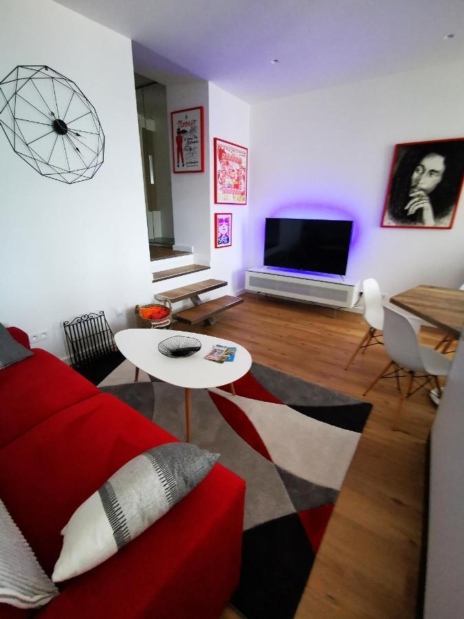 Magnifique Duplex Vue Mer Menton Bagian luar foto