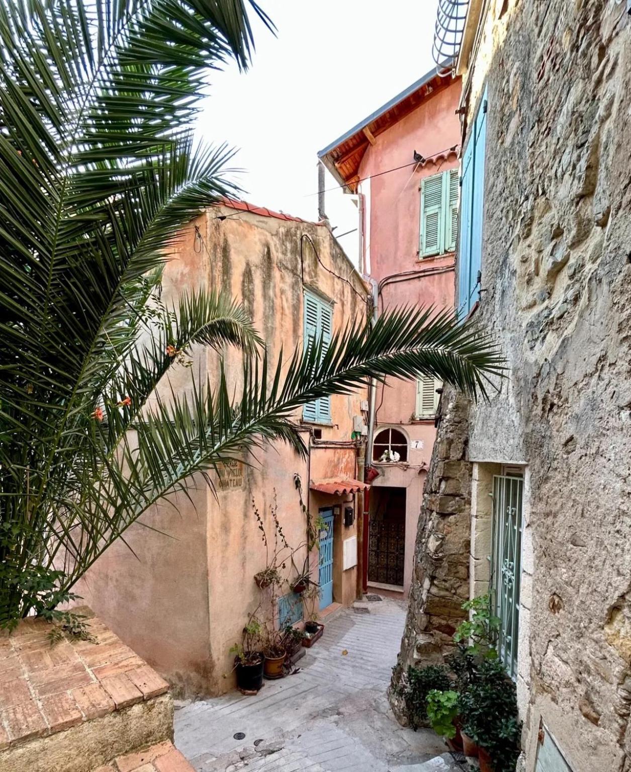 Magnifique Duplex Vue Mer Menton Bagian luar foto