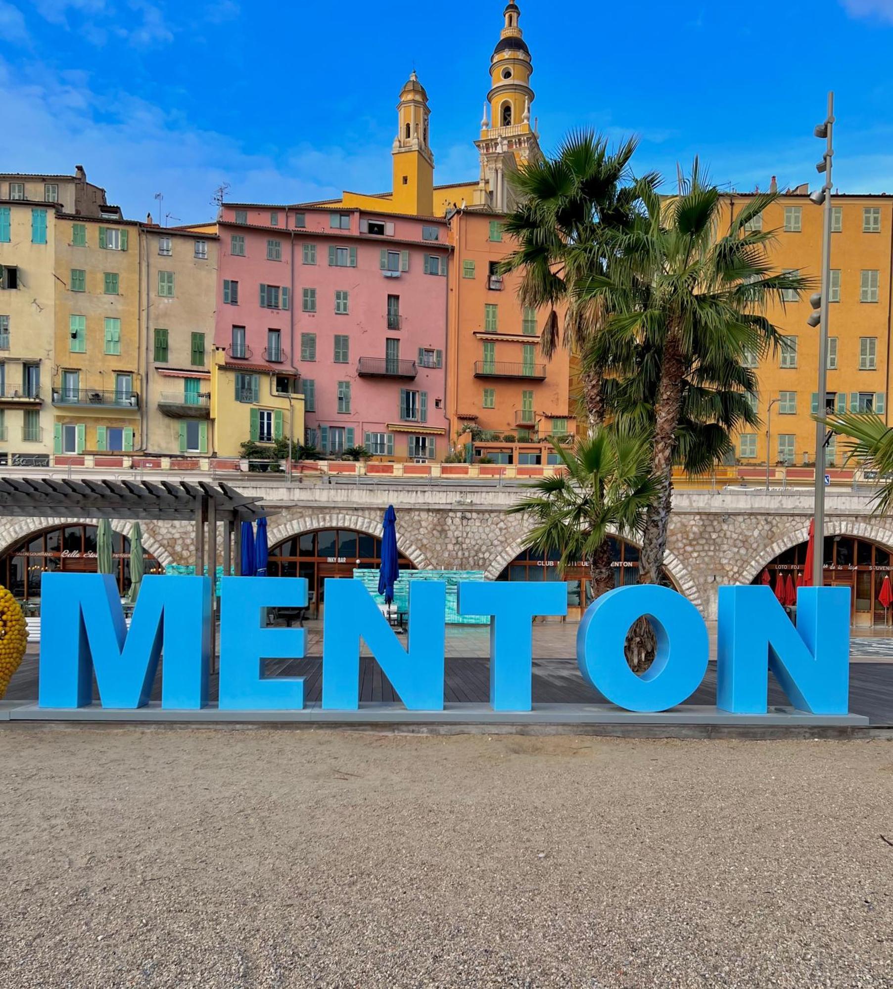 Magnifique Duplex Vue Mer Menton Bagian luar foto