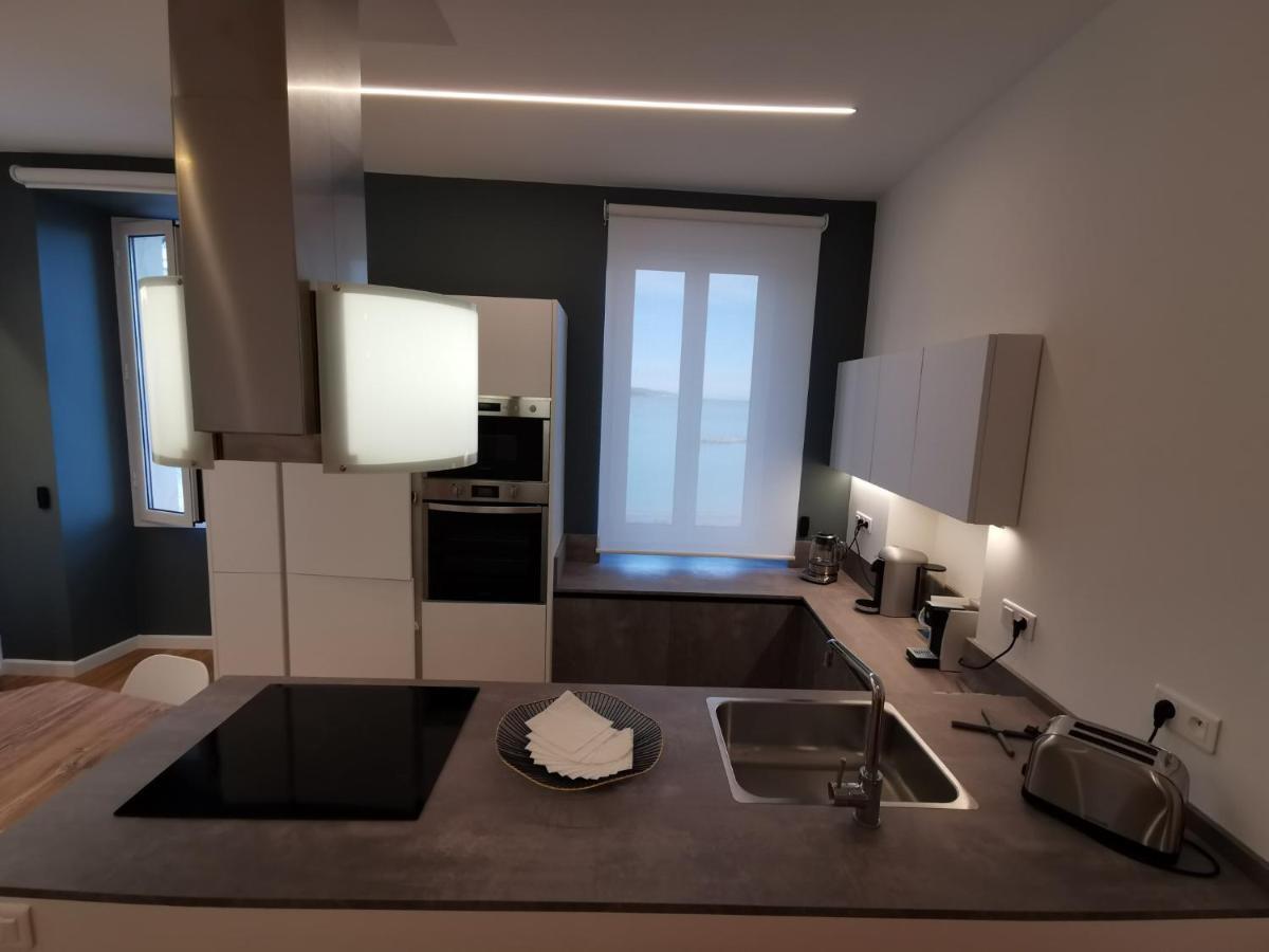 Magnifique Duplex Vue Mer Menton Bagian luar foto